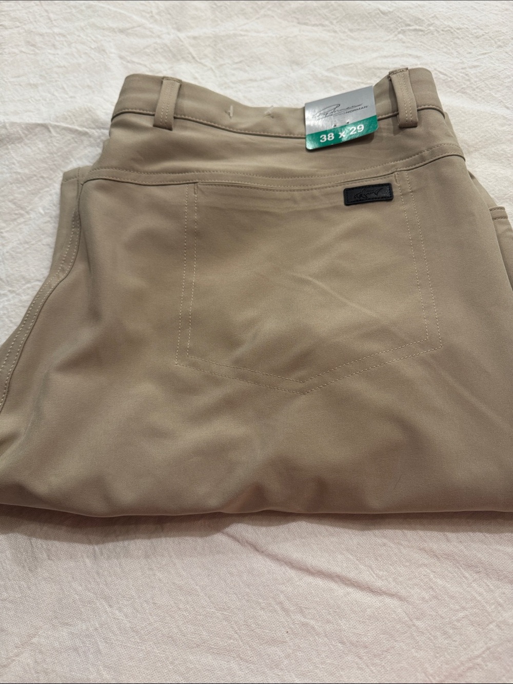 Greg Norman Collection Men’s Khaki/Tan Golf Pants